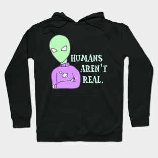 Humans Aren't Real Hoodie